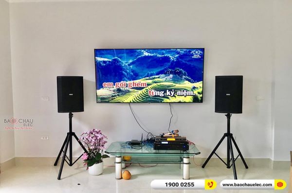 Lắp đặt dàn karaoke gia đình anh Phong tại Bắc Giang (BIK BSP 412II, VM620A, X5 Plus, UGX12 Gold) 