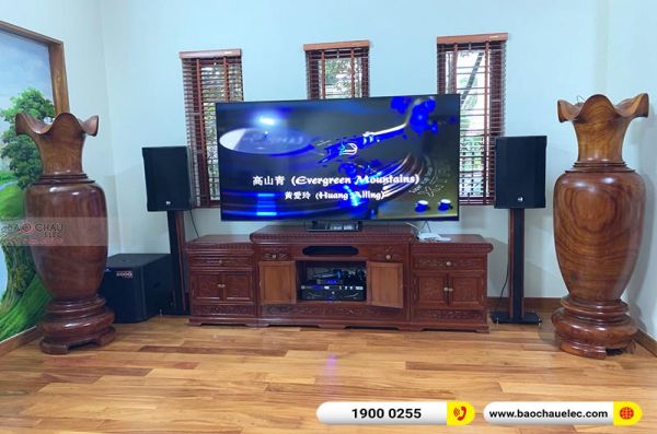 Lắp đặt dàn karaoke gia đình anh Sáu tại Hà Nội (RCF CMAX 4112, IPS 3700, KX180, TS315S, JBL VM200)