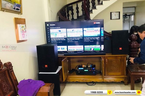 Lắp đặt dàn karaoke gia đình anh Sơn tại Hải Phòng (JBL CV1270, VM620A, BPR-5600, SW815, BJ-U550) 