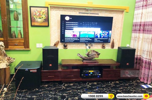 Lắp đặt dàn karaoke gia đình anh Tâm tại Hải Phòng (JBL CV1270, VM820A, KX180, TS315S, VIP3000, M8) 