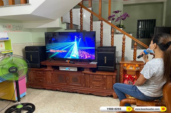 Lắp đặt dàn karaoke gia đình anh Thái tại Bình Dương (BIK BJ-S968, BKsound DKA 8500)