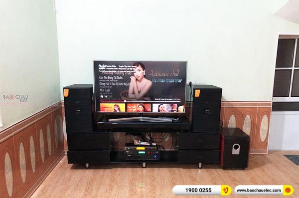 Lắp đặt dàn karaoke gia đình anh Thái tại Hưng Yên (Domus DK612S, VM820A, BPR-8500, UGX12) 