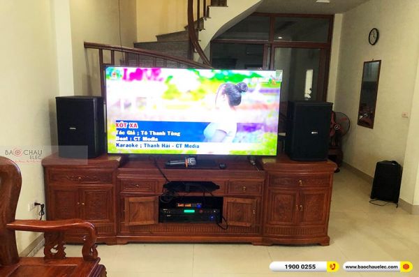 Lắp đặt dàn karaoke gia đình anh Thắng tại Hà Nội (BIK BSP 410II, VM420A, BPR-5600, BJ-U100) 