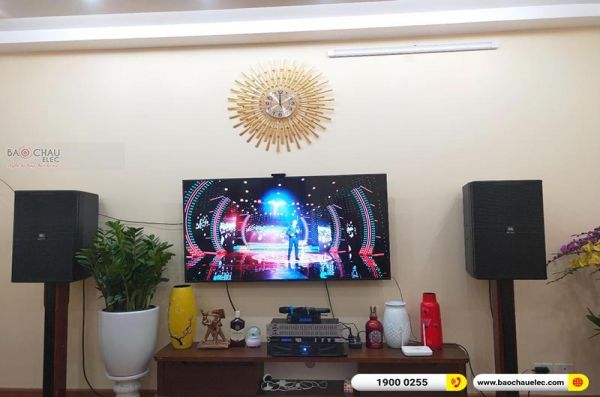 Lắp đặt dàn karaoke gia đình anh Thực tại Hà Nội (JBL KP4015, Xli3500, KX180, DBX 231S, JBL VM200)