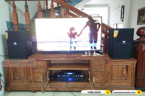 Lắp đặt dàn karaoke gia đình anh Trưởng tại Thái Nguyên (JBL XS12, Xli3500, KX180, TS312S, VM300)