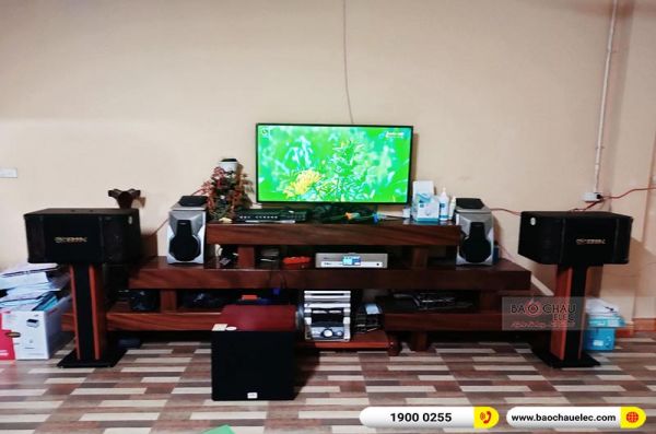 Lắp đặt dàn karaoke gia đình anh Tư tại Hưng Yên (BIK BJ-S768, BKSound DKA 5500, SW312C) 