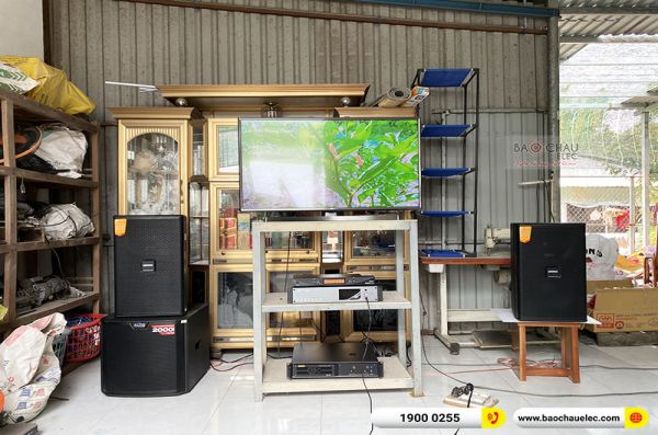 Lắp đặt dàn karaoke gia đình anh Tú tại TP HCM (Domus DK612S, VM620A, K9900II, TS312S, UGX12 Plus) 