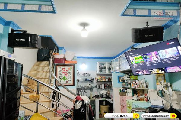 Lắp đặt dàn karaoke gia đình chị Trang tại TPHCM (BIK BS-998X, BKsound DKA 8500)