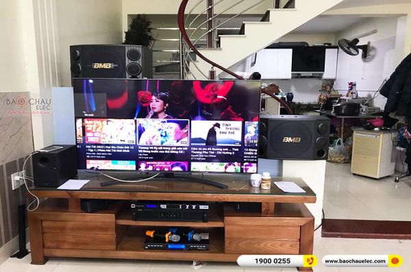 Lắp đặt dàn karaoke gia đình chị Tuyến tại Hải Phòng (BMB 2000SE, DAD 950, KX180, U900 Plus X)
