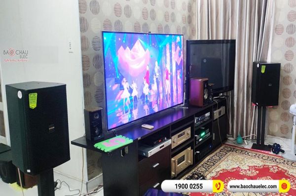 Lắp đặt dàn karaoke gia đình chú Lợi tại TP HCM (Domus DP6120, VM620A, X6 Luxury, UGX12 Luxury)