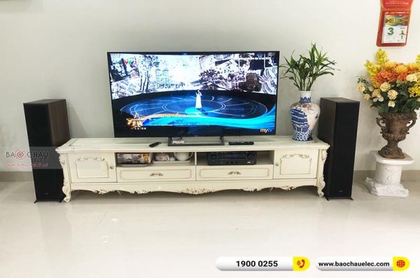 Lắp đặt dàn nghe nhạc anh Cương tại Hà Nội (Klipsch RP6000F, Denon DRA-800H) 
