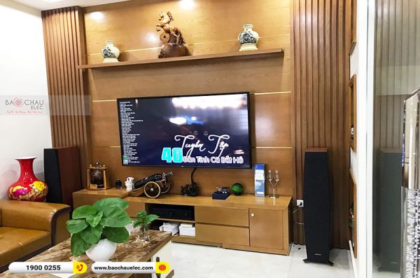 Lắp đặt dàn nghe nhạc anh Tuấn tại Hải Phòng (Jamo C97II, Denon PMA-800NE, Jamo C910) 