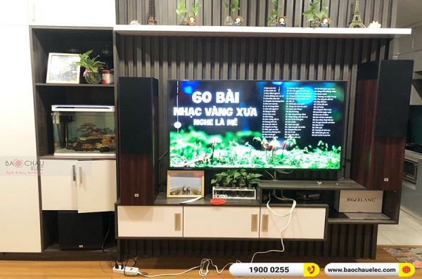 Lắp đặt dàn nghe nhạc – karaoke anh Ngôn tại Hà Nội (JBL Stage A180, BKSound DKA 6500, JBL A100P)