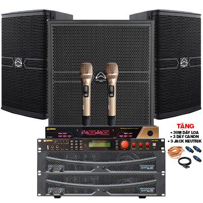 Dàn karaoke cao cấp Wharfedale 03 (Whafadele Anglo 10, APP MZ 66, APP MZ 86, BPR 5600, Wharfedale Anglo E18B, BJ U600)