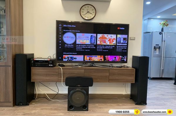 Lắp đặt dàn âm thanh 5.1 xem phim, nghe nhạc Klipsch cho chú Phú tại Hà Nội