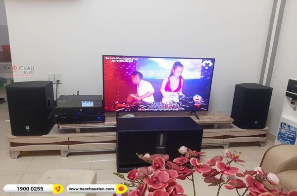 Lắp đặt dàn karaoke anh Hải tại Thanh Hóa (JBL PRX 412M, IPS2700, VM620A, K9900II, W88Plus, VIP6000)