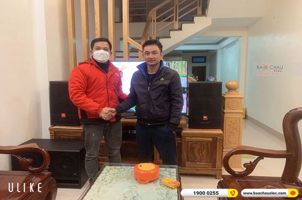Lắp đặt dàn karaoke anh Hóa tại Thanh Hóa (JBL CV1270, VM630A, X6 Luxury, BJ-W66 Plus, U900 Plus X)