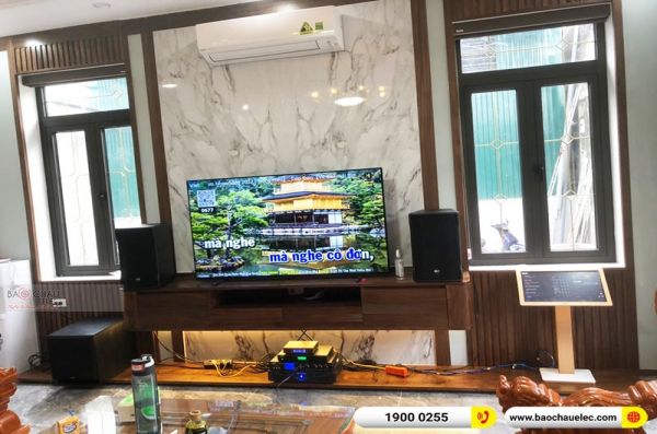 Lắp đặt dàn karaoke anh Huỳnh tại Hà Nội (RCF CMAX 4112, Xli2500, K9800II, SPL120, VM300, 4K Plus..)