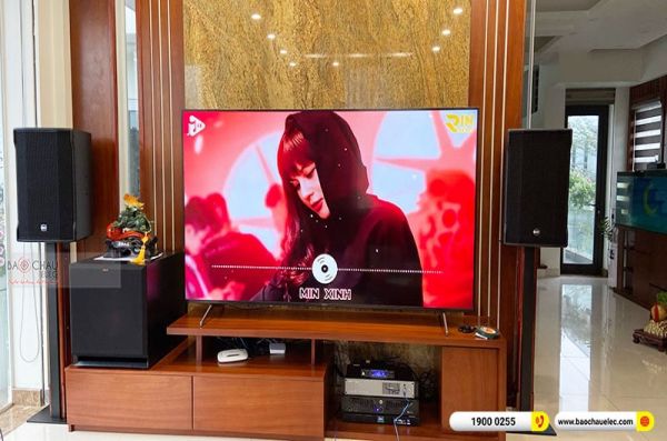 Lắp đặt dàn karaoke anh Long tại Hải Phòng (RCF CMAX 4112, IPS 2700, K9900II, SPL150, VM300,...)