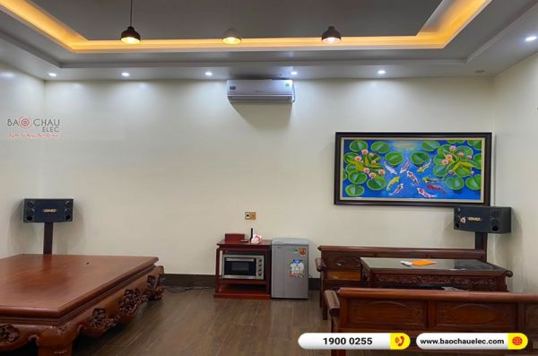 Lắp đặt dàn karaoke anh San tại Bắc Ninh (BMB 2000SE, RCF 4112, BPA-8200, VM1020A, K9900II, W88,...)