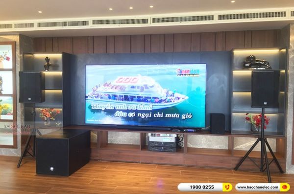 Lắp đặt dàn karaoke anh Tuấn tại Ninh Bình (RCF CMAX 4112, IPS 3700, K9900II, S8018II, VM300,...)