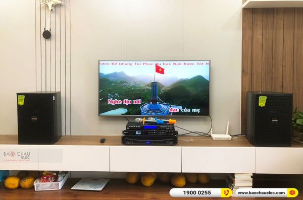 Lắp đặt dàn karaoke gia đình anh Chữ tại Hà Nội (Domus DP6100, MZ-106, DSP-9000 Plus, HTS10,...)
