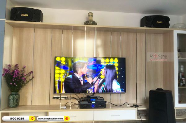 Lắp đặt dàn karaoke gia đình anh Hải tại Hà Nội (BMB CSE 310II, Xli2500, BMB KSP-50, BMB WB-5000)