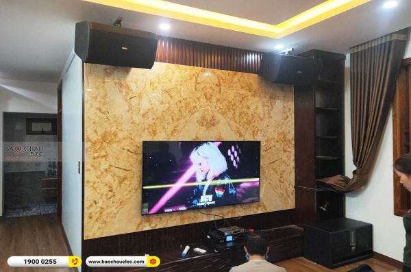Lắp đặt dàn karaoke gia đình anh Khuê tại Hà Nội (BIK BSP 412II, VM840A, K9800II, W66 Plus)