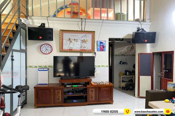 Lắp đặt dàn karaoke gia đình anh Thương tại TPHCM (JBL CV1252T, BPA-8200, BPR-8500)