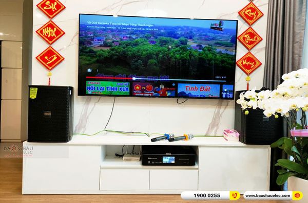 Lắp đặt dàn karaoke gia đình chị Linh tại Hà Nội (Domus DP6100, BKSound DKA 6500)
