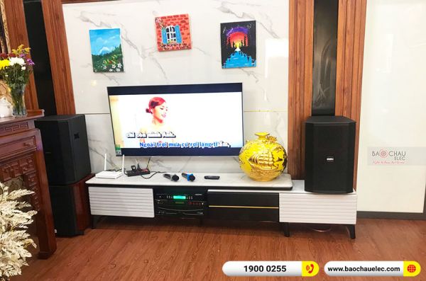 Lắp đặt dàn karaoke gia đình chị Nhàn tại Hải Phòng (BIK BSP 410II, VM420A, X5 Plus, BJ-U100,...)