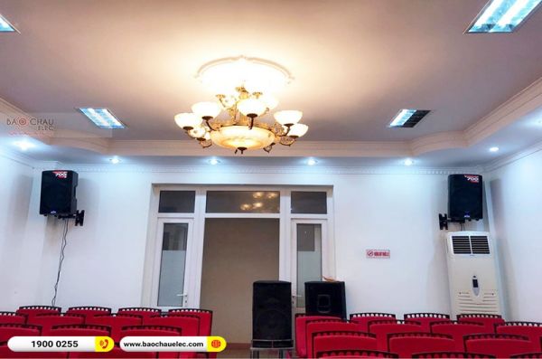 Lắp đặt hệ thống âm thanh hội trường công ty xổ số tại Nam Định