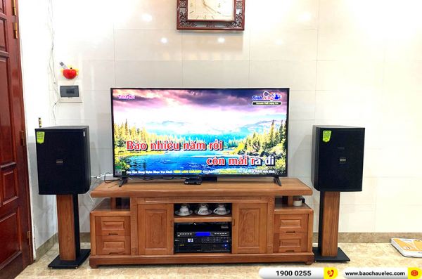 Lắp bộ dàn karaoke cho gia đình chị Thủy ở Hà Đông, HN (Domus Dp6100, VM620A, DSP-9000, U900 PlusX)