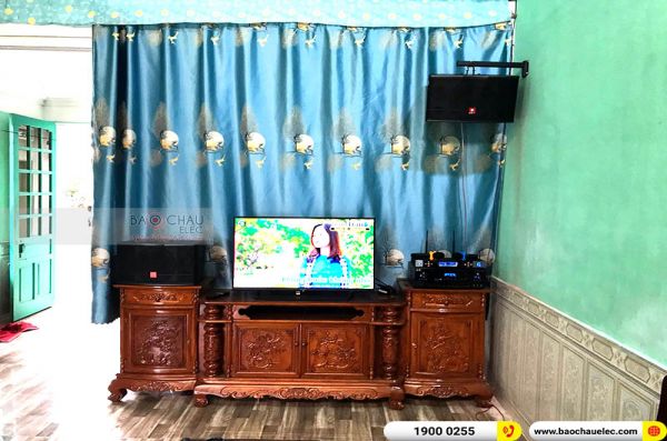Lắp bộ dàn karaoke cho gia đình chú Bé ở Kiến An, Hải Phòng (CV1052T, BIK BJ-A88, BIK BJ-U500)