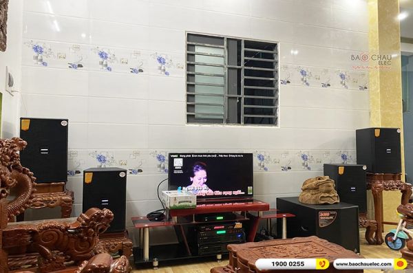 Lắp đặt dàn karaoke anh Hùng tại TP HCM (Domus DK612S, VM620A, VM840A, BPR-5600, Sigma 18B,...)