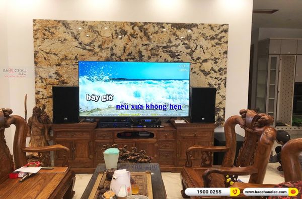 Lắp đặt dàn karaoke anh Thắng tại Hà Nội (RCF CMAX 4112, Crown T10, KX180A, SPL150, VM300,...) 