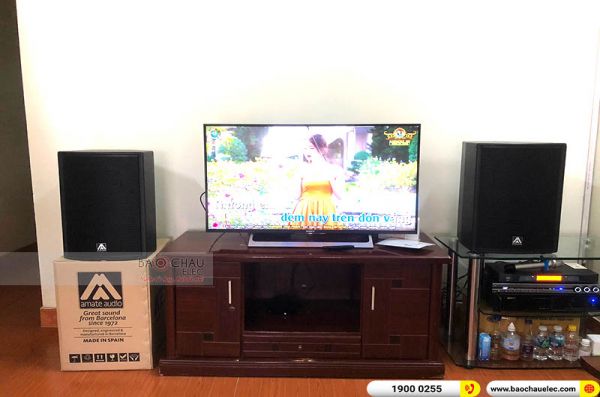 Lắp đặt dàn karaoke cao cấp cho gia đình anh Hưng ở Hòa Bình (Amate Key 10, BIK VM620A, AAP K1000II,BCE VIP3000)