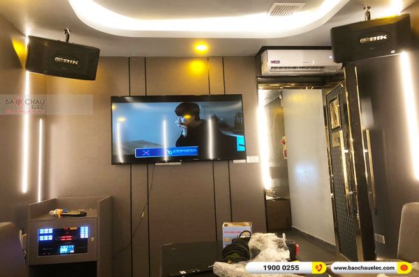 Lắp đặt dàn karaoke cho nhà hàng Hàn Quốc tại Hà Nội (BIK BQ-S63, BKSound DKA 6500, BKSound SW512B)