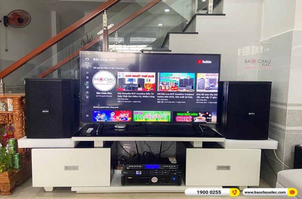 Lắp đặt dàn karaoke chú Hiền tại TP HCM (BIK BSP 412II, VM620A, DSP-9000 Plus, SW612C, U900 Plus X) 