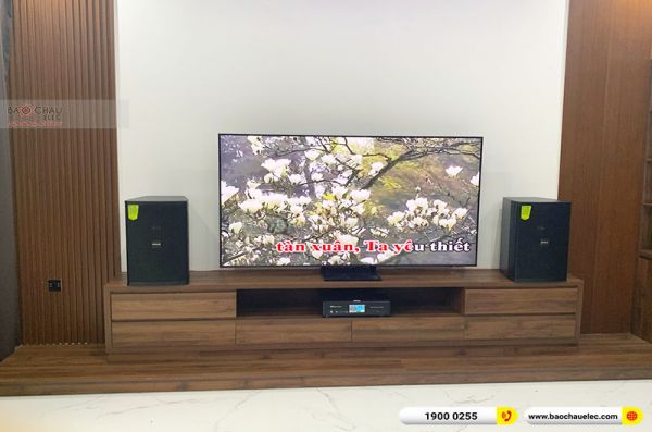 Lắp đặt dàn karaoke gia đình anh Dũng tại Đà Nẵng (Domus DP6120, BKSound DKA 8500)
