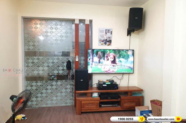 Lắp đặt dàn karaoke gia đình anh Hạnh tại Hà Nội (BIK BSP 410II, BIK VM420A, X5 Plus, BCE UGX12)