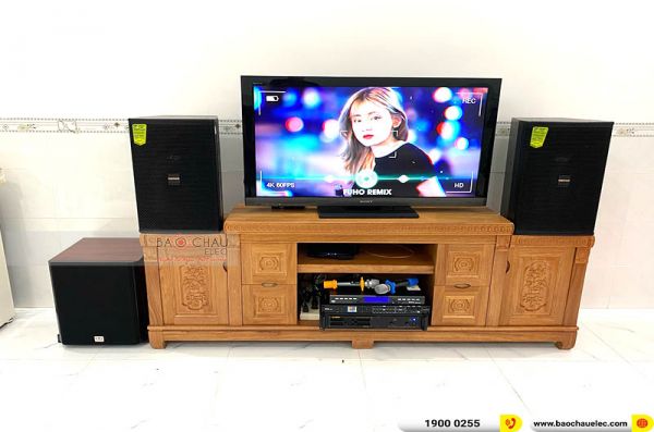 Lắp đặt dàn karaoke gia đình anh Thảo ở Biên Hòa (Domus DP6120, SW612-C, BIK VM620A, DSP-9000 Plus, U900 PlusX)