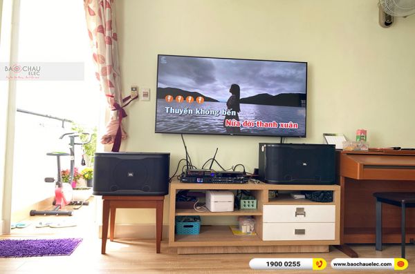 Lắp đặt dàn karaoke gia đình chị Linh tại TP HCM (JBL RM210, BKSound DSP-9000 Plus, BIK BJ-U100)