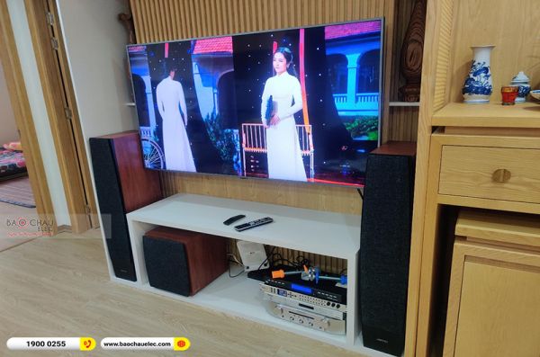 Lắp đặt dàn nghe nhạc anh Tín tại Hà Nội (Jamo C97II, PM6007, C910, DSP-9000 Plus, U900 Plus X)