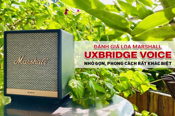 Đánh giá Loa Marshall Uxbridge Voice: Nhỏ gọn, phong cách rất khác biệt