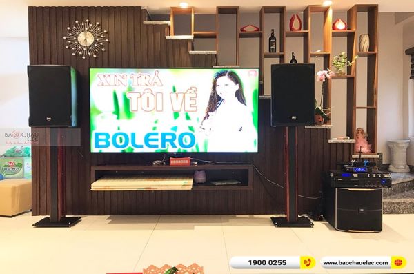 Lắp đặt dàn karaoke anh Kiên tại Hải Phòng (RCF EMAX 3112 MK2, VM640A, KX180A, Pasion 12SP, VM300)