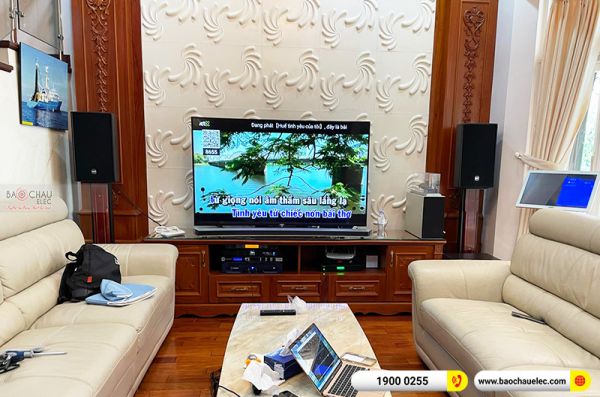Lắp đặt dàn karaoke anh Minh tại TP HCM (RCF C3110-126, Crown T7, KX180A, HTS12, BCE VIP3000,...) 