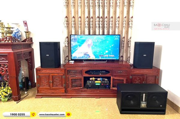 Lắp đặt dàn karaoke anh Nam tại Bắc Ninh (BIK BSP 412II, VM630A, BPR-5600, BJ-W66 Plus, UGX12 Gold) 