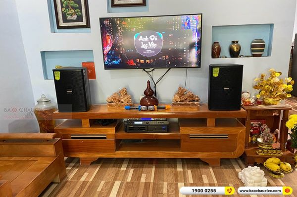 Lắp đặt dàn karaoke chị Tuyết tại Đồng Nai (Domus DP6100, VM620A, BKSound X5 Plus, U900 Plus X) 