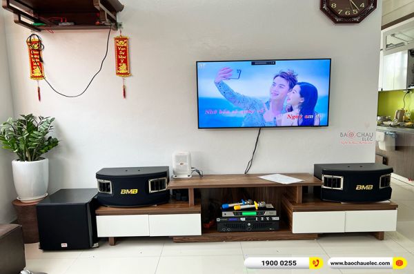 Lắp đặt dàn karaoke gia đình anh Bắc tại Hà Nội (BMB 450SE, IPS 1700, KX180A, SW512B, BCE UGX12) 